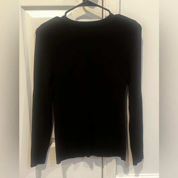 White House Black Market Long Sleeve Light Sweater - Picture 3 of 4